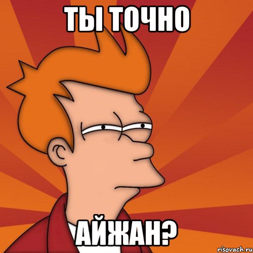 Ты точно Айжан?, Мем Мне кажется или (Фрай Футурама)