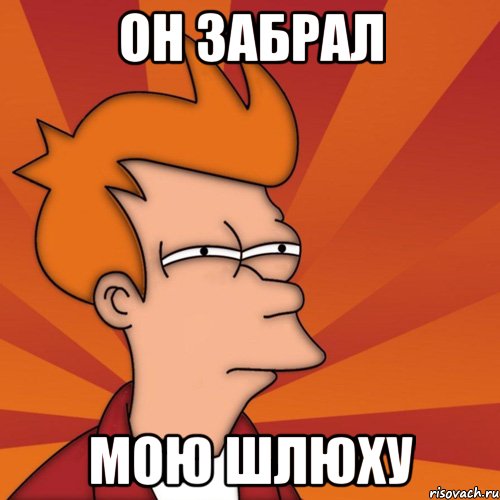 он забрал мою шлюху, Мем Мне кажется или (Фрай Футурама)