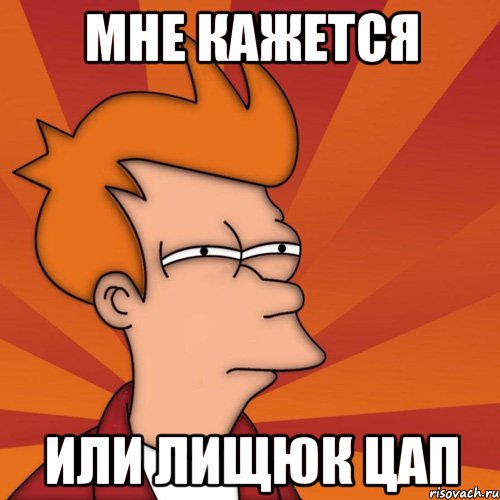 мне кажется или лищюк цап, Мем Мне кажется или (Фрай Футурама)