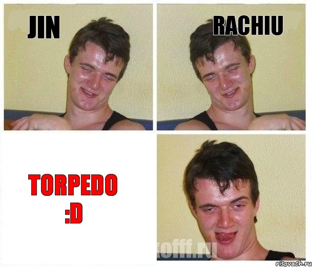 Jin Rachiu Torpedo :D, Комикс Не хочу (10 guy)