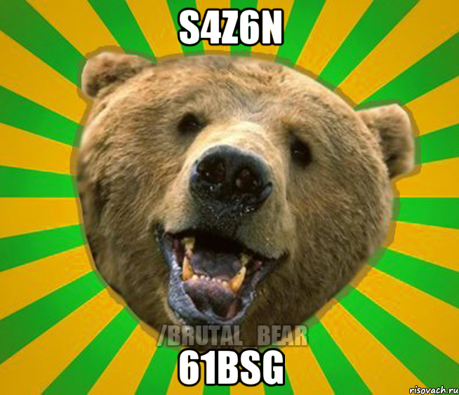 s4Z6N 61BsG, Мем Нелепый медведь