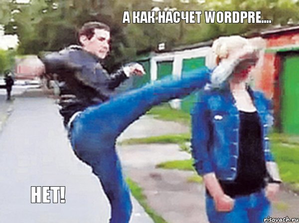 А как насчет Wordpre.... НЕТ!, Комикс NOOOOOOOOOOOOOOOOO