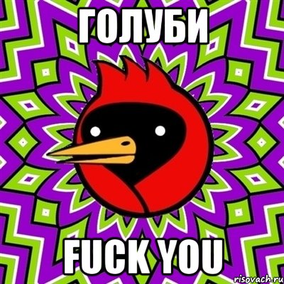 Голуби Fuck you, Мем Омская птица