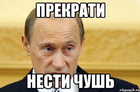 Прекрати нести чушь, Мем путин