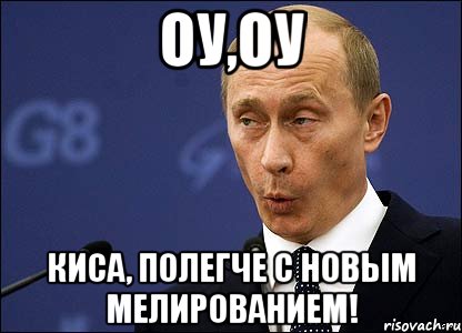 оу,оу Киса, полегче с новым мелированием!, Мем Путин