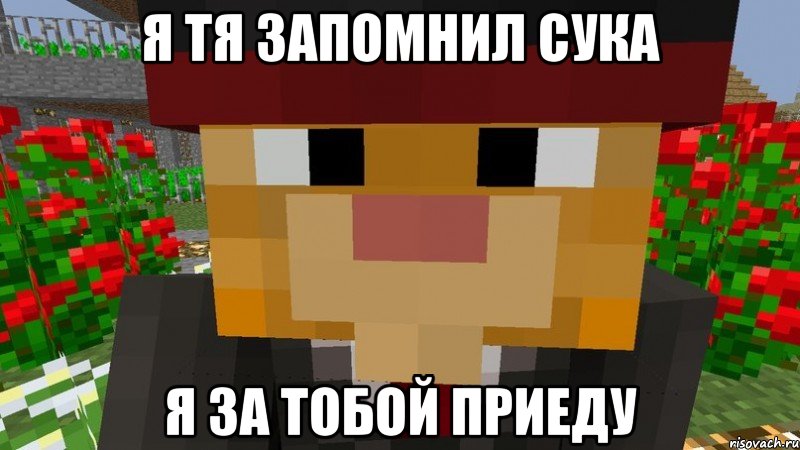 Я тя запомнил сука Я за тобой приеду