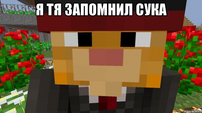 Я тя запомнил сука 