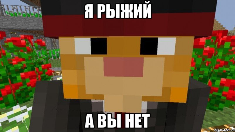 я рыжий а вы нет