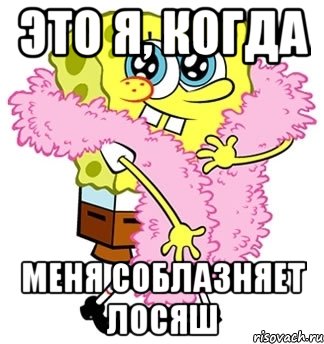 Это я, когда меня соблазняет Лосяш