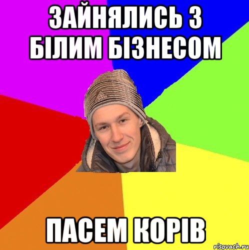 зайнялись з білим бізнесом пасем корів