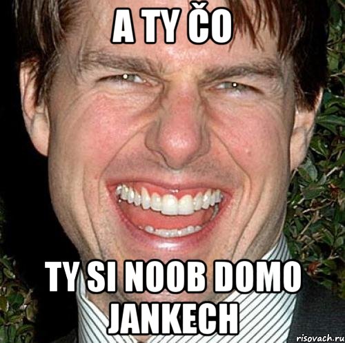 A ty čo ty si noob Domo Jankech, Мем Том Круз