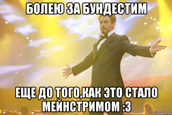 Болею за Бундестим еще до того,как это стало мейнстримом :3
