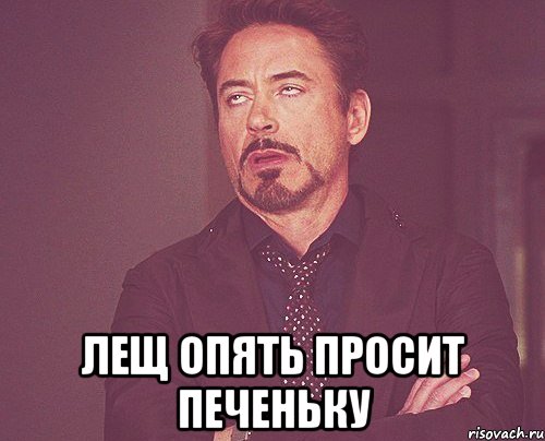  Лещ опять просит печеньку, Мем твое выражение лица