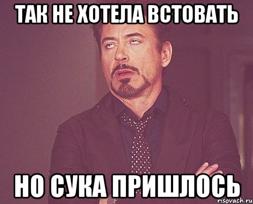 так не хотела встовать но сука пришлось, Мем твое выражение лица