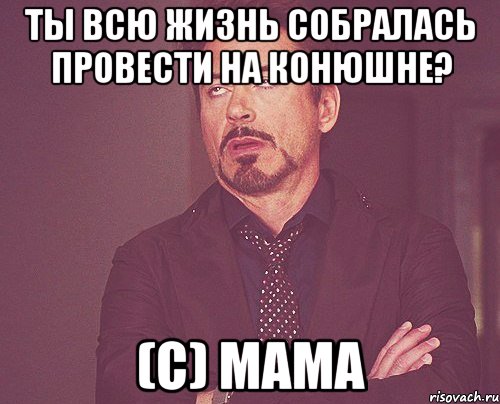 Ты всю жизнь собралась провести на конюшне? (с) Мама, Мем твое выражение лица