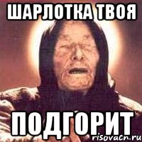 Шарлотка твоя подгорит, Мем Ванга (цвет)