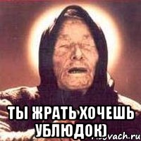  ты жрать хочешь ублюдок), Мем Ванга (цвет)