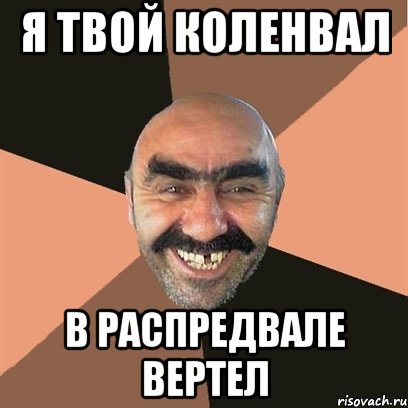 Я ТВОЙ КОЛЕНВАЛ В РАСПРЕДВАЛЕ ВЕРТЕЛ, Мем Я твой дом труба шатал
