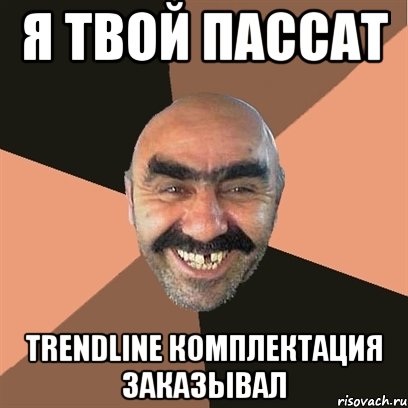 Я твой Пассат Trendline комплектация заказывал, Мем Я твой дом труба шатал