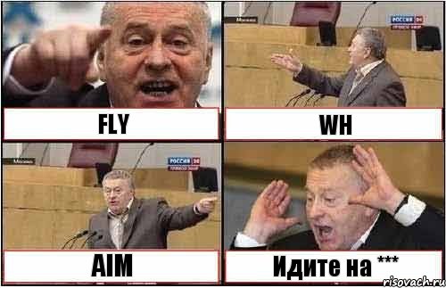 FLY WH AIM Идите на ***, Комикс жиреновский