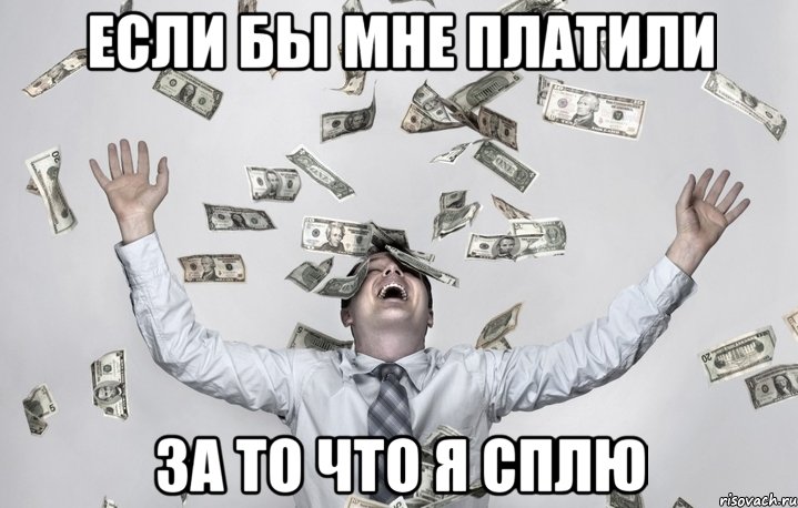 если бы мне платили за то что я сплю, Мем 21