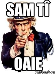 SAM TÎ OAIE, Мем а ты