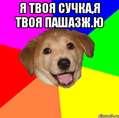 Я твоя сучка,я твоя Пашазж.ю , Мем Advice Dog