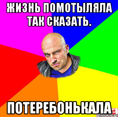 жизнь помотыляла так сказать. ПОТЕРЕБОНЬКАЛА