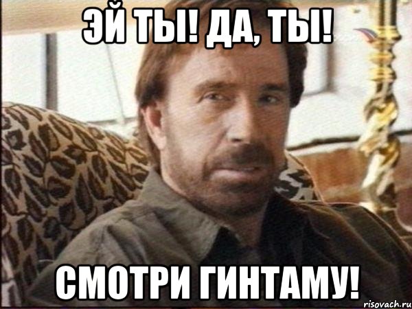 Эй ты! Да, ты! Смотри Гинтаму!, Мем чак норрис