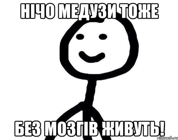 Нічо медузи тоже без мозгів живуть!, Мем Теребонька (Диб Хлебушек)