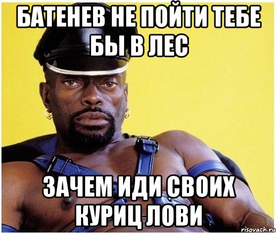 Батенев не пойти тебе бы в лес Зачем иди своих куриц лови, Мем Черный властелин