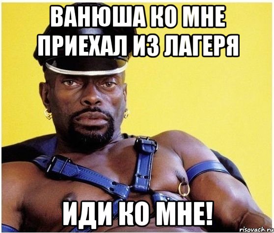 Ванюша ко мне приехал из лагеря иди ко мне!, Мем Черный властелин