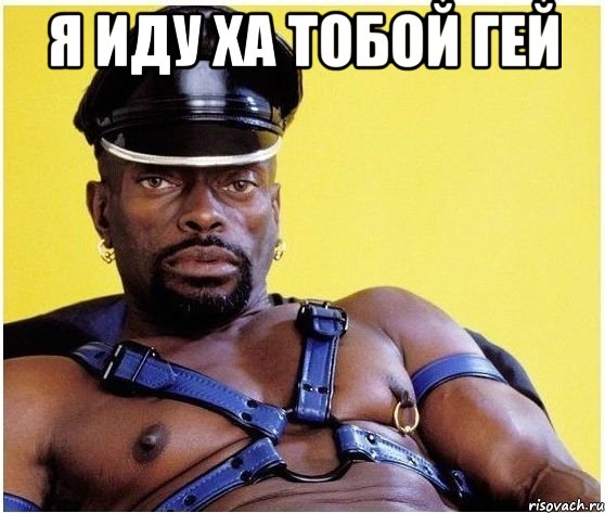 Я иду ха тобой гей , Мем Черный властелин
