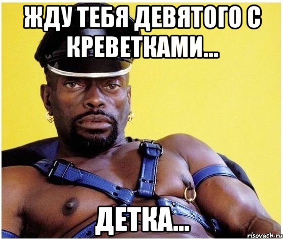 Жду тебя девятого с креветками... Детка..., Мем Черный властелин