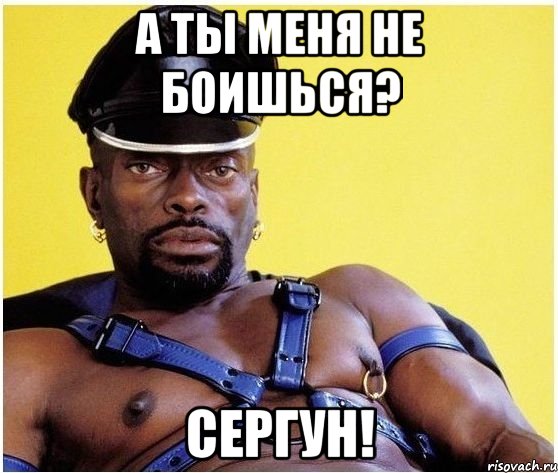 А ты меня не боишься? Сергун!, Мем Черный властелин