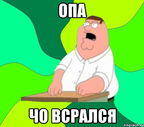 ОПА ЧО ВСРАЛСЯ, Мем  Да всем насрать (Гриффин)