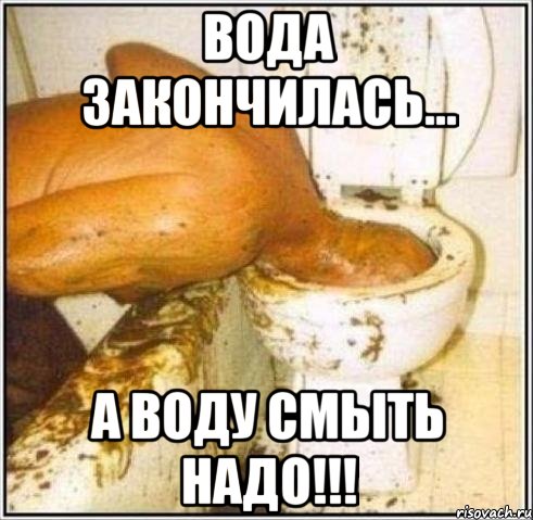 Вода закончилась... А воду смыть надо!!!, Мем Дайвер