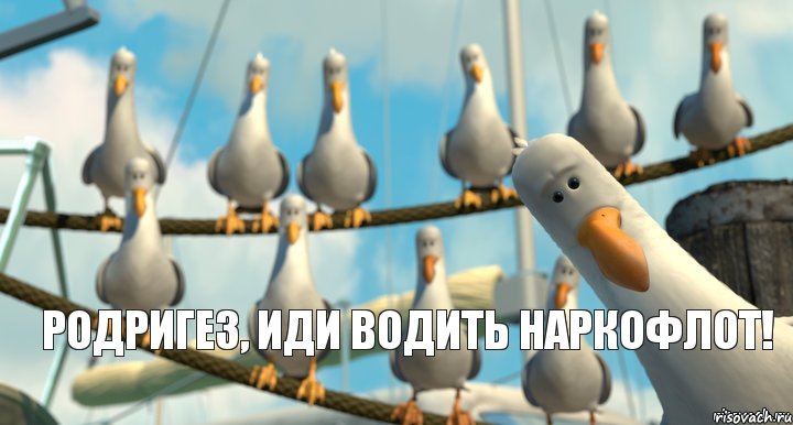 Родригез, иди водить наркофлот!