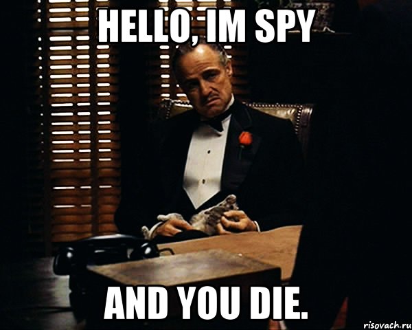 Hello, im spy and you die., Мем Дон Вито Корлеоне