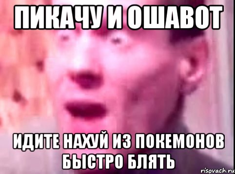 ПИКАЧУ И ОШАВОТ ИДИТЕ НАХУЙ ИЗ ПОКЕМОНОВ БЫСТРО БЛЯТЬ, Мем Дверь мне запили