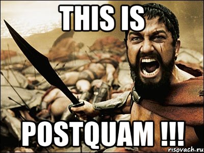 THIS IS POSTQUAM !!!, Мем Это Спарта