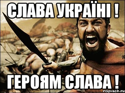 Слава Україні ! Героям Слава !, Мем Это Спарта