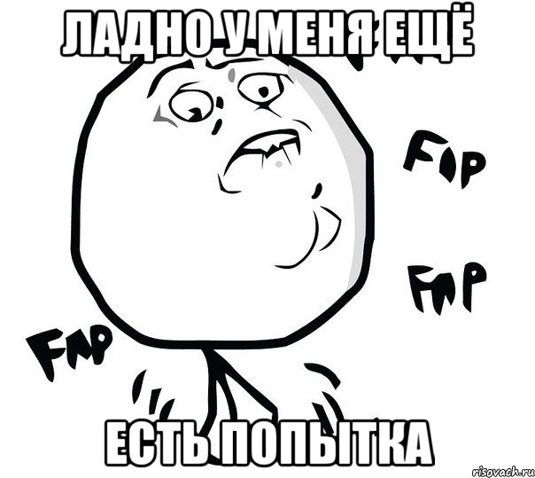 ЛАДНО У МЕНЯ ЕЩЁ ЕСТЬ ПОПЫТКА