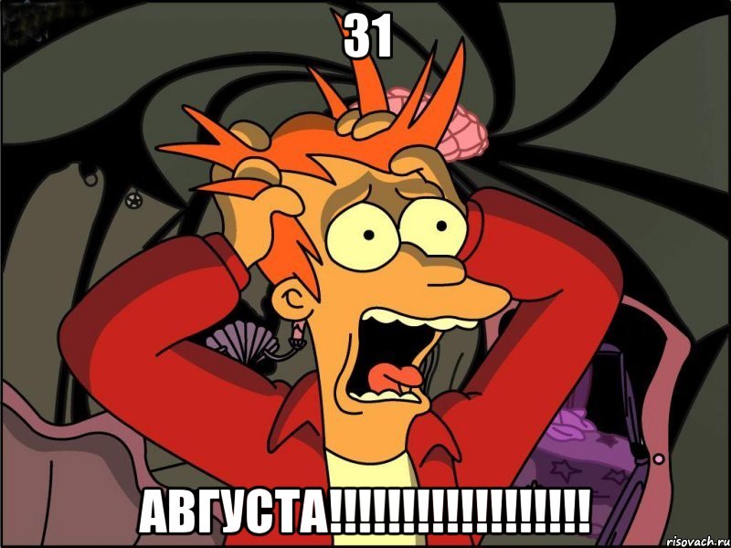 31 Августа!!!!!!!!!!!!!!!!!!, Мем Фрай в панике