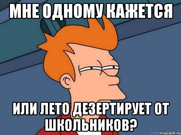 Мне одному кажется или лето дезертирует от школьников?, Мем  Фрай (мне кажется или)