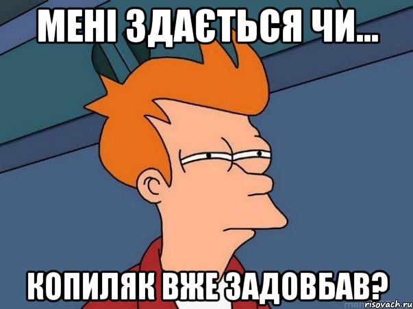 Мені здається чи... Копиляк вже задовбав?, Мем  Фрай (мне кажется или)