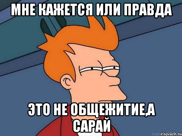 мне кажется или правда это не общежитие,а сарай, Мем  Фрай (мне кажется или)