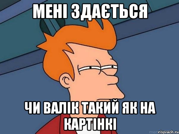 Мені здається Чи валік такий як на картінкі, Мем  Фрай (мне кажется или)