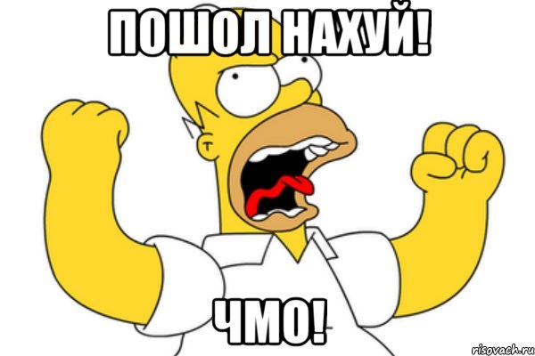 Пошол нахуй! ЧМО!, Мем Разъяренный Гомер