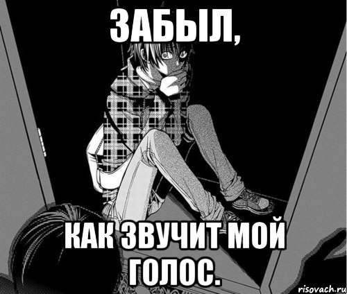 забыл, как звучит мой голос., Мем Хикка
